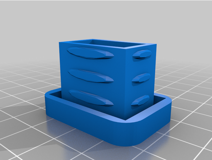 hockey stick butt-end plug ridge maffud 3d print model - Mito3D