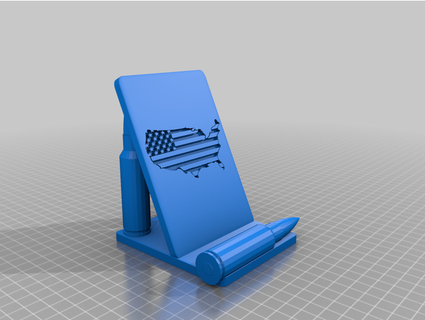 munitions téléphone titulaire soutien charestryan 3d print model - Mito3D