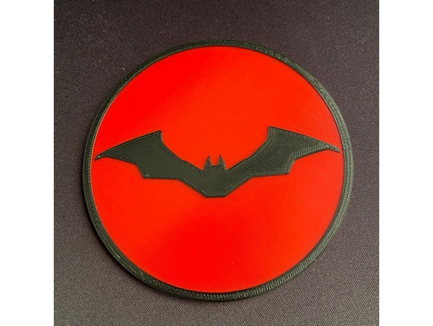 batman coaster nerdyviews 3D print model - Mito3D