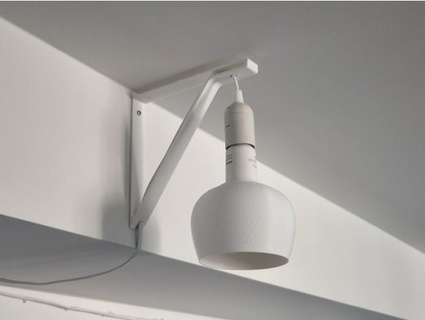 simple hanging lamp optional magnet mount amcmahon01 3d print model - Mito3D