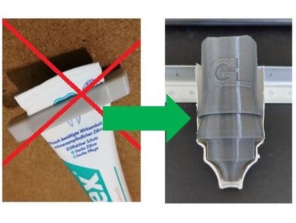 pasta dental tubo vaciando solución geertl 3d print model - Mito3D