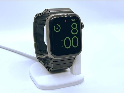 minimalistic apple watch charging stand dock jrmk 3d print model - Mito3D