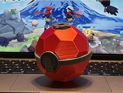 origine palla pok lun leggende arceus noia selvaggia 3d print model - Mito3D