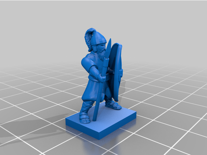 punico guerre celtico medio fanteria celtiberi tipo Lunedi 3d print model - Mito3D