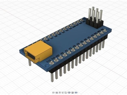 arduino nano modèle dénigrer 3d print model - Mito3D