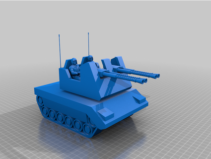 gundam anti fanteria serbatoio usagi3 3d print model - Mito3D