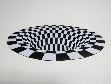 sink hole vortex illusion nedstryger 3d print model - Mito3D