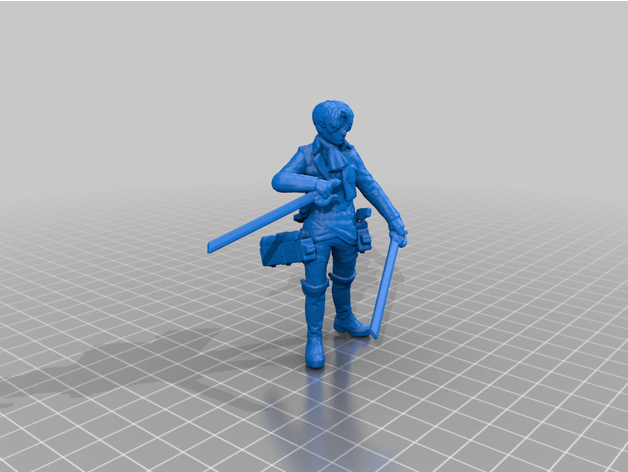 Levi Ackerman zatamita 3D print model - Mito3D