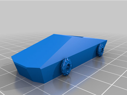 cyber truck whistle wheels admid3d 3d print model - Mito3D