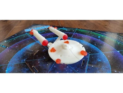 star trek panic - destroyed uss enterprise resin version micahfk 3d print model - Mito3D