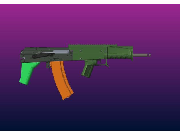 Free STL file AK-47 By MT-Labs 🔫・Model to download and 3D print・Cults