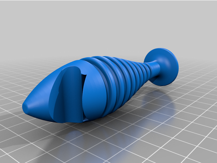 Köpekbalığı şişe açacağı neyse 3d print model - Mito3D
