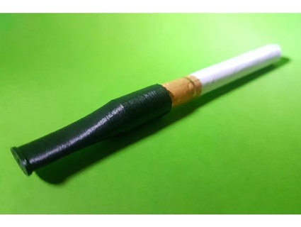 cosplay 1950's party cigarette holder actually fully functional dictumveritas 3d print model - Mito3D