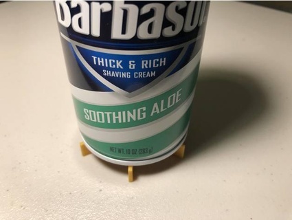rust-preventing barbasol shaving cream stand nother ngineer 3d print model - Mito3D