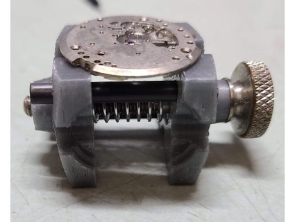 good hank's universal wristwatch movement holder vise ej0rge 3d print model - Mito3D