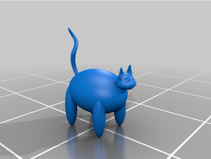 shay cat gwenns 3d print model - Mito3D
