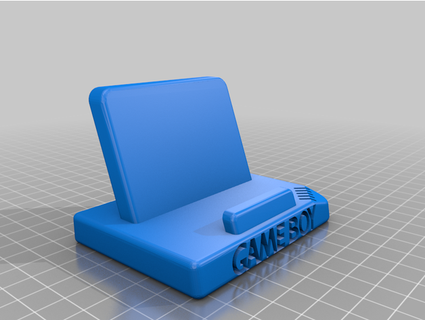 suporte game Boy logotipo Cabridy 3d print model - Mito3D