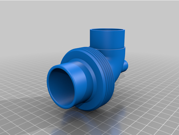 intex Schwimmbad Adapter mixer18 3D print model - Mito3D