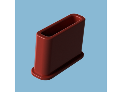 USB polvere copertina guaina costruttore mano 3d print model - Mito3D