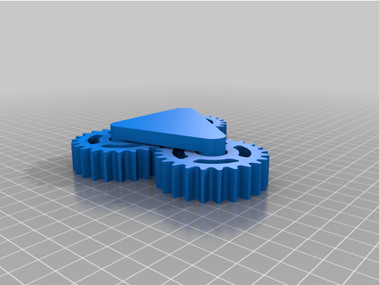 3 engrenagens print in place batata impressa 3d print model - Mito3D