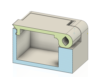 smd composant espace rangement larme amélioré trou dégagement gamin 3d print model - Mito3D