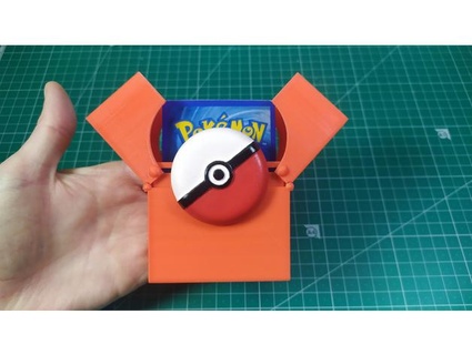 Pokémon cartão caixa caja creatividadyreparacion 3d print model - Mito3D