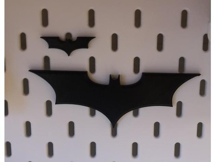 ikea skadis Batman veline 3d print model - Mito3D
