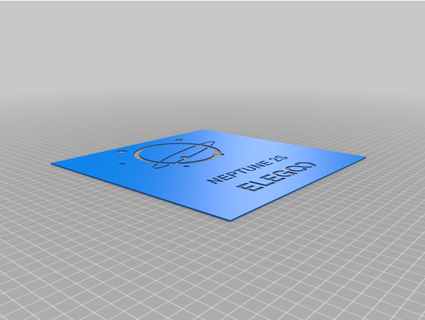 elegoo neptune 2s custom buildplate platform ultimaker cura mtdickmann 3d print model - Mito3D