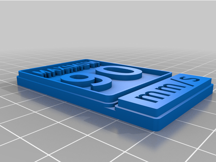 60 mm speed limit sign - canadian style 50-120 krusty klam 3d print model - Mito3D