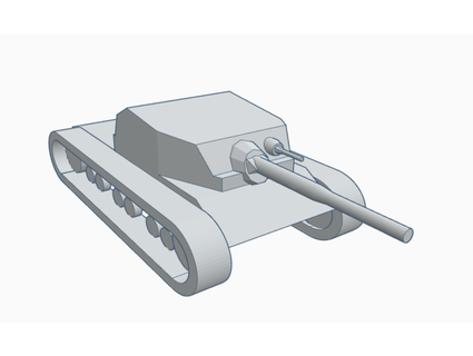 tank-destroyer bigbubba111 3d print model - Mito3D