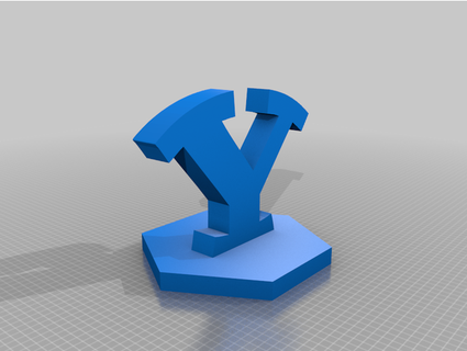 byu supporter hman124 3d print model - Mito3D