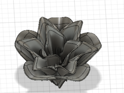 çiçek wga cm 3d print model - Mito3D
