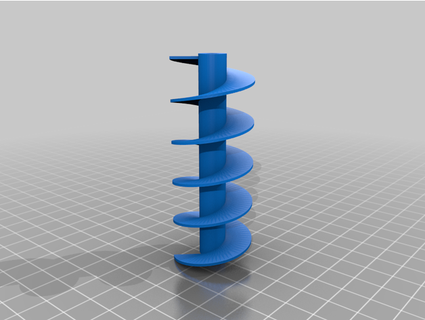 endless screw fourgonblinde 3d print model - Mito3D