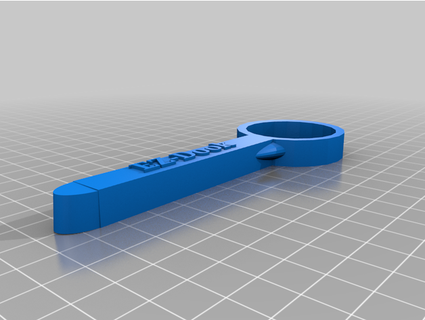 ez-dook accessible tushy knob lever twomonkeysayoyo 3d print model - Mito3D