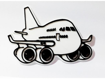 boeing 747 Kühlschrank Magnet diegodyan 3d print model - Mito3D