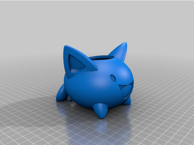 hoppip planter drain memokunmx 3D print model - Mito3D