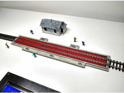 n scale working railcar weight station ajkochev 3d print model - Mito3D