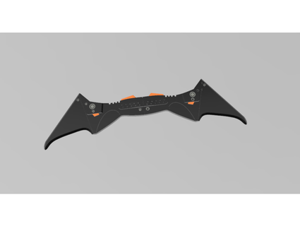 batarang batman 2022 reprocesos 3d print model - Mito3D