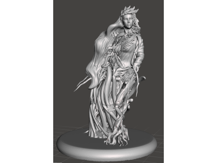 dryad root goddess quakezone 3d print model - Mito3D
