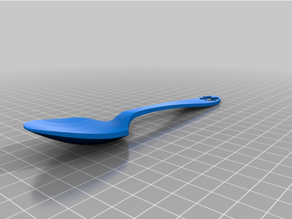 shamrock spoon collins prints 3d print model - Mito3D