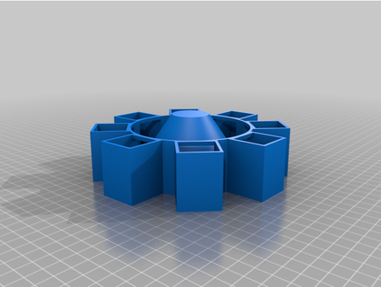 dispensador alimento codorniz concreto 3d print model - Mito3D