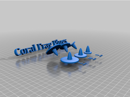 Koralle frag Stecker tstomek 3d print model - Mito3D