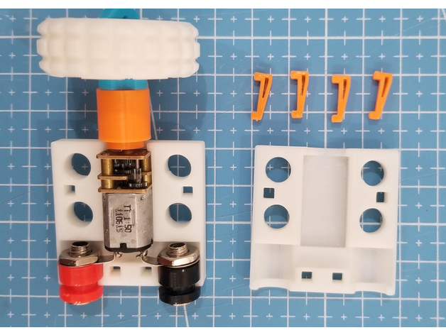 stemfie n20 motor enclosure cantareus 3D print model - Mito3D