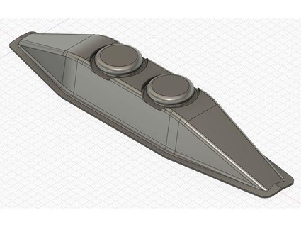 zohd dart xl dartxl main skid cap holder tobstare  3d print model - Mito3D