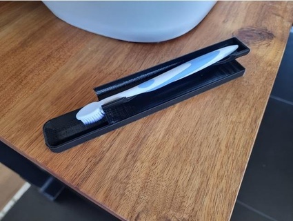 yatay diş fırçası Kulp destek kyleclifford 3d print model - Mito3D