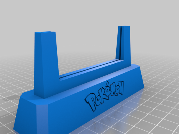 pok mon top-loader display stand kyleclifford 3D print model - Mito3D