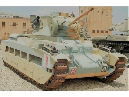tank matilda mk ii a12 garage434 3d print model - Mito3D