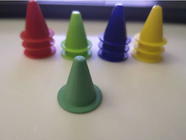 toy traffic cone decrefy 3D print model - Mito3D