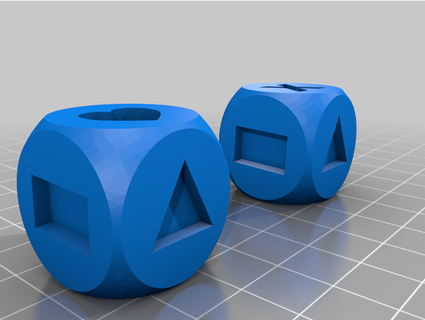 Dobbelsteen formas alinedevreker 3d print model - Mito3D