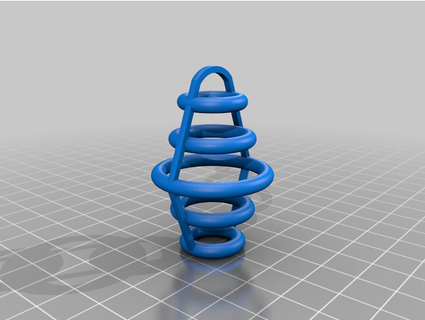 flottant anneaux boucle d'oreille infx faire effort 3d print model - Mito3D